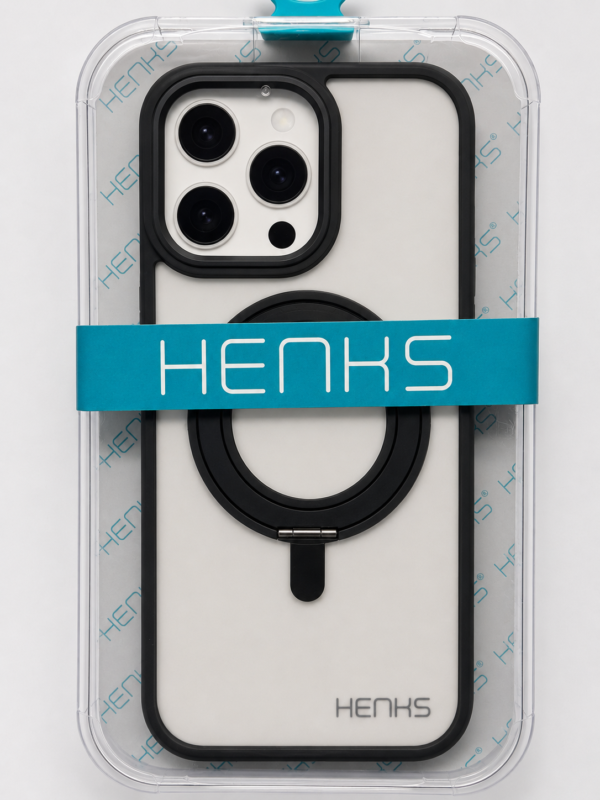 HENKS Magnetic Ring Stand Case IPhone 16 promax