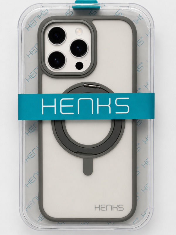 HENKS Magnetic Ring Stand Case IPhone 16 promax