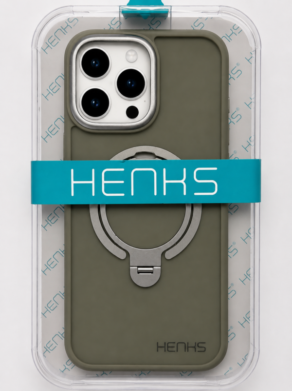 HENKS Magnetic Ring Stand Case iPhone 16 promax